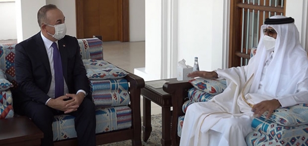  Dışişleri Bakanı Çavuşoğlu, Katarlı mevkidaşı ile görüştü