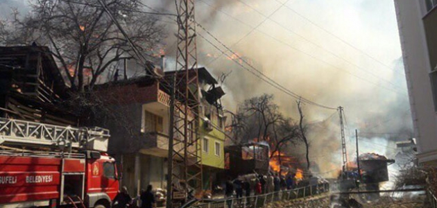 Yangın bölgesine 1 milyon lira acil yardım ödeneği