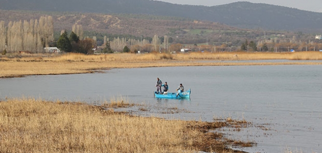 Beyşehir’de göl kıyılarında sinekle mücadele devam ediyor