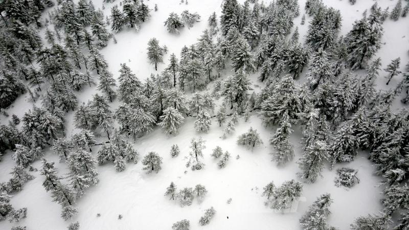 Orta Toroslar karla kaplandı