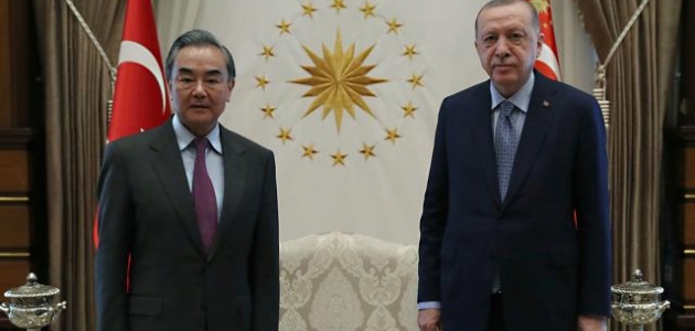 Cumhurbaşkanı Erdoğan, Çin Dışişleri Bakanı’nı kabul etti