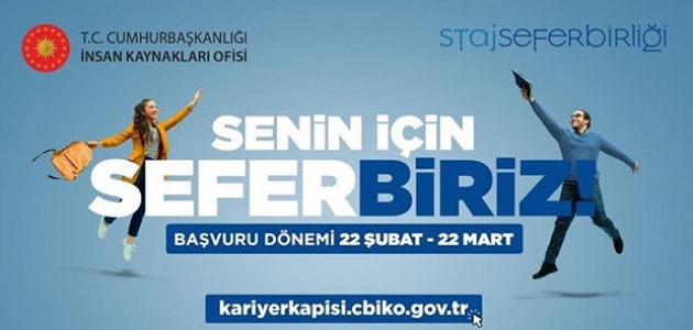 'Staj Seferbirliği' programına rekor başvuru