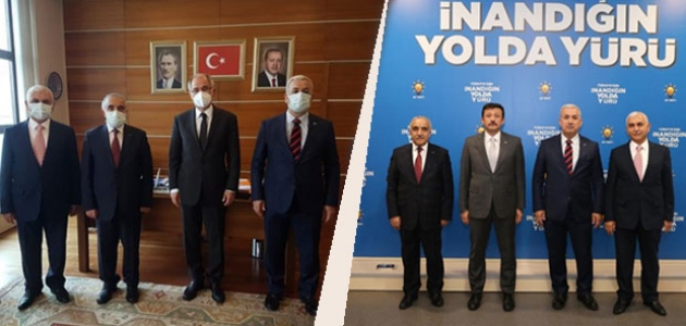 AK Parti Genel Başkan Yardımcılarına ‘Hayırlı Olsun’ ziyareti  