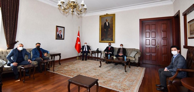 Vali Özkan, TÜRES üyeleriyle sektörün sorunlarını görüştü