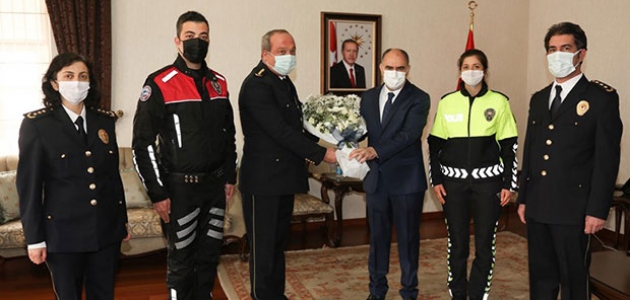 Emniyetten Konya Valisi Özkan’a “Polis Haftası“ ziyareti