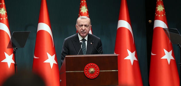 Cumhurbaşkanı Erdoğan: Kısmi kapanma uygulamasına geçiyoruz      