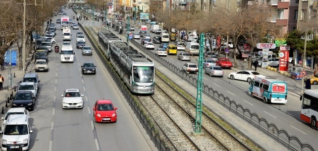 Konya’daki araç sayısı arttı