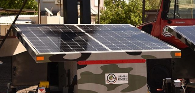 Türkiye’den KKTC’ye yangın gözetleme kamerası ve güneş paneli yardımı