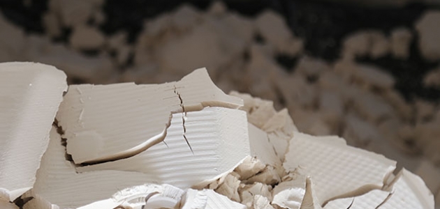 Konya'da mermer atığından gübre üretildi