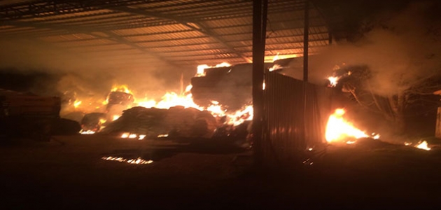 Konya’da çiftlikte çıkan yangın söndürüldü