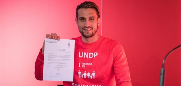Milli futbolcu Yusuf Yazıcı UNDP Türkiye’nin ’Yoksullukla Mücadele Savunucusu’ oldu