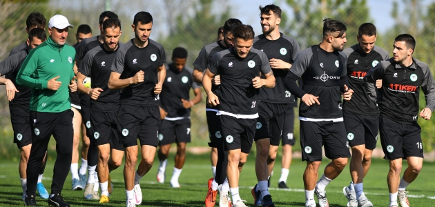 Konyaspor’da Fatih Karagümrük maçı hazırlıkları devam ediyor