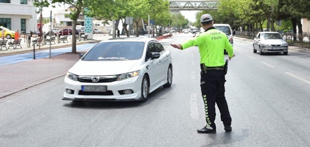 Konya’da 2 bin 124 sürücüye ceza