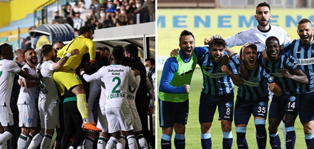Adana Demirspor ile Giresunspor Süper Lig’e yükseldi