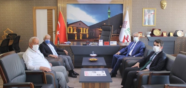  Başsavcı Solmaz, Bozkır Belediye Başkanı Saygı'yı ziyaret etti 