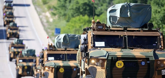 NATO tatbikatına katılmak üzere yola çıkan Mehmetçik Bulgaristan’a geçiş yaptı