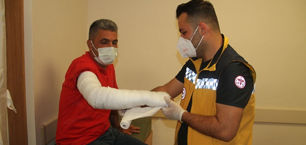 Konya’da saldırıya uğrayan ambulans şoförü yaralandı   