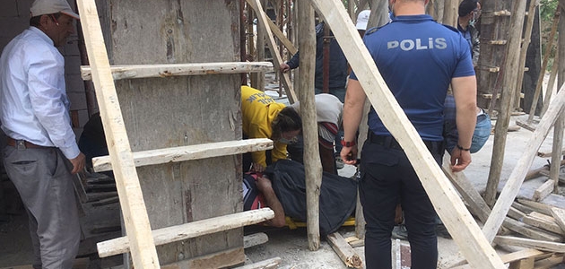 Konya’da inşaattan düşen işçi yaralandı