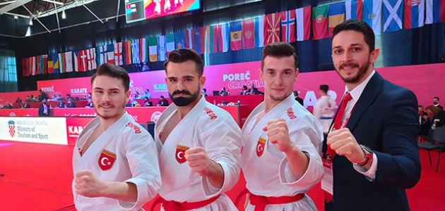 Karatede Erkek Kata Milli Takımı Avrupa şampiyonu oldu