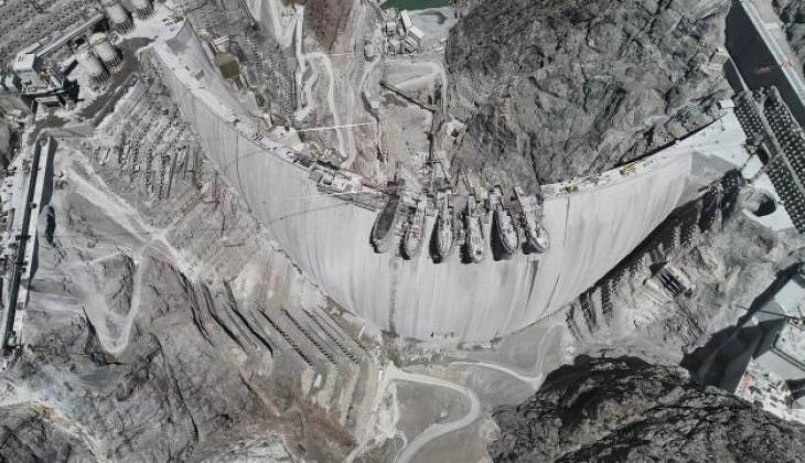 Türkiye’nin en yüksek barajında sona yaklaşıldı 