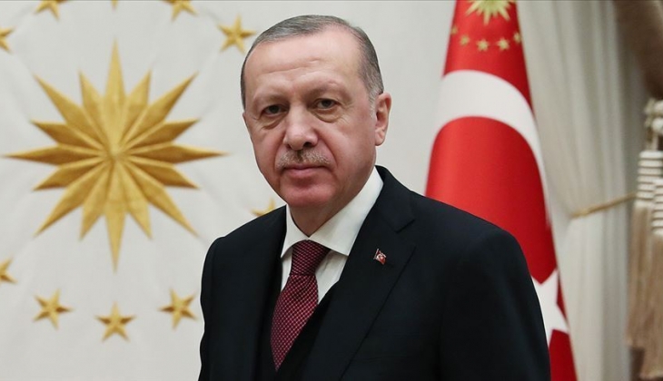  Cumhurbaşkanı Erdoğan'dan şehit ailesine taziye mesajı