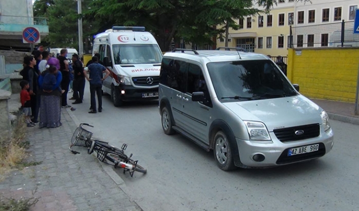 Konya’da hafif ticari aracın çarptığı 4 yaşındaki çocuk yaralandı
