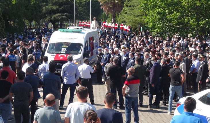 Şehit polis memuru Ercan Yangöz için tören düzenlendi
