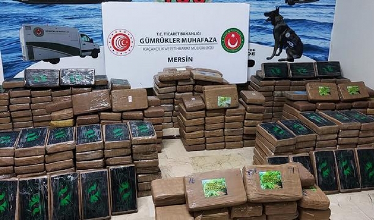Mersin Limanı’nda 463 kilogram kokain ele geçirildi