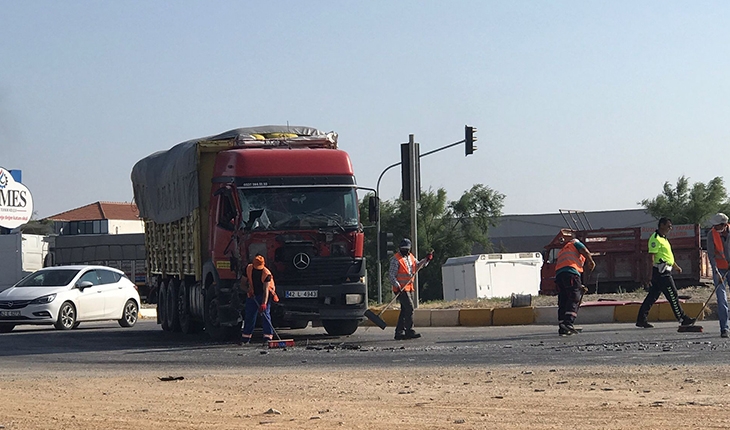 Konya’da tır ile kamyon çarpıştı: 2 yaralı