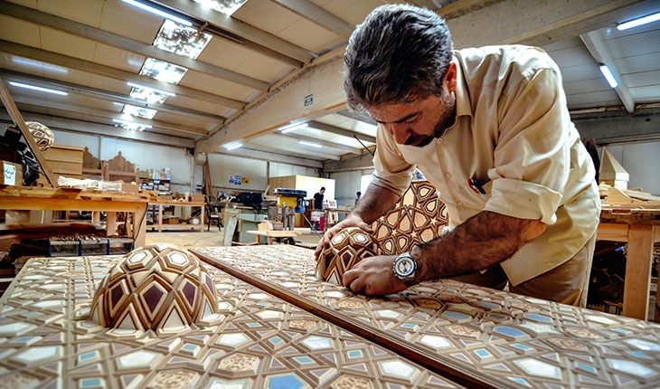 Konyalı kündekari ustası, ecdat sanatıyla 3 kıtada camileri süslüyor