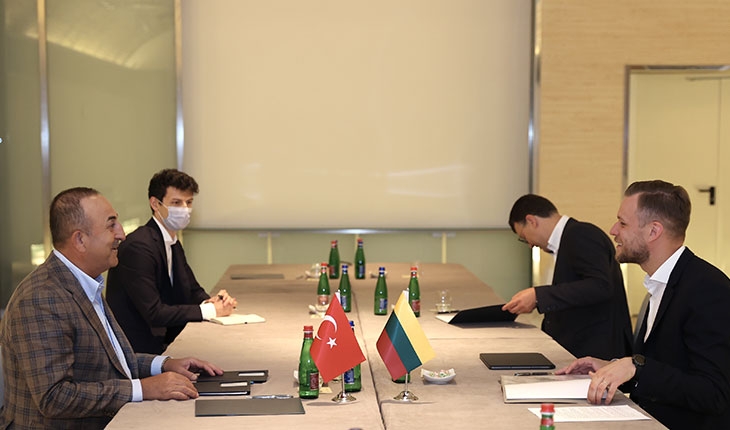 Dışişleri Bakanı Çavuşoğlu, Kanadalı ve Litvanyalı mevkidaşlarıyla görüştü