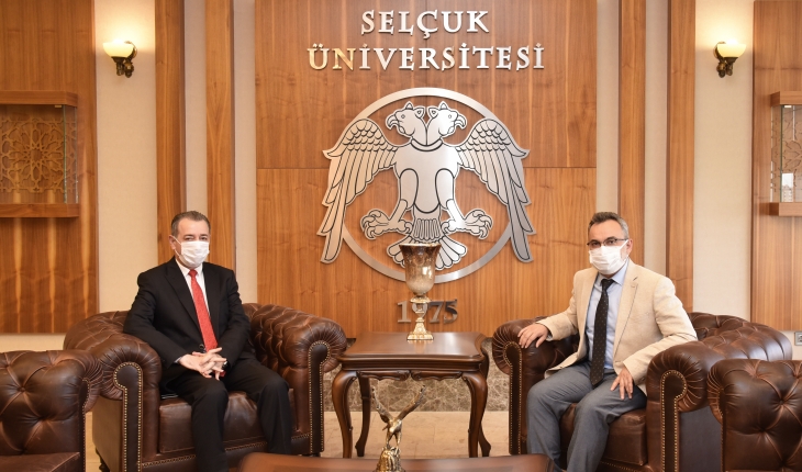 Türkmen Bakanı Maruf’tan Selçuk Üniversitesine ziyaret 