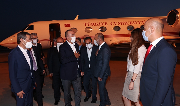 Dışişleri Bakanı Çavuşoğlu KKTC’ye gitti