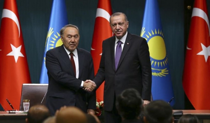 Cumhurbaşkanı Erdoğan, Kazakistan Kurucu Cumhurbaşkanı ile görüştü