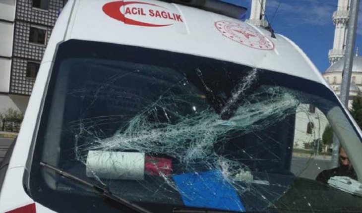 112 Acil Servis ekibine çirkin saldırı