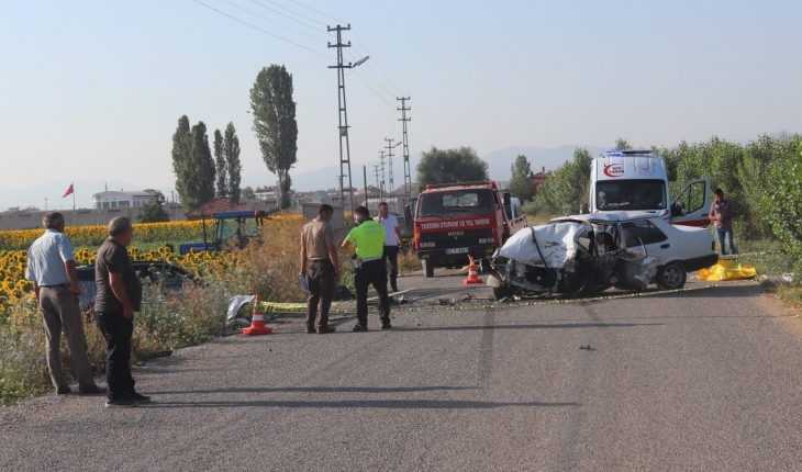 Konya’da iki otomobil çarpıştı: 1 ölü, 2 yaralı