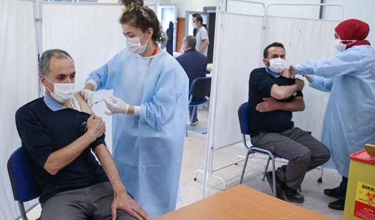 Kovid-19’la mücadelede son 24 saatte 1 milyon 280 doz aşı uygulandı