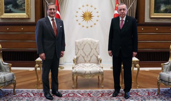 Cumhurbaşkanı Erdoğan, Burak Elmas’ı kabul etti