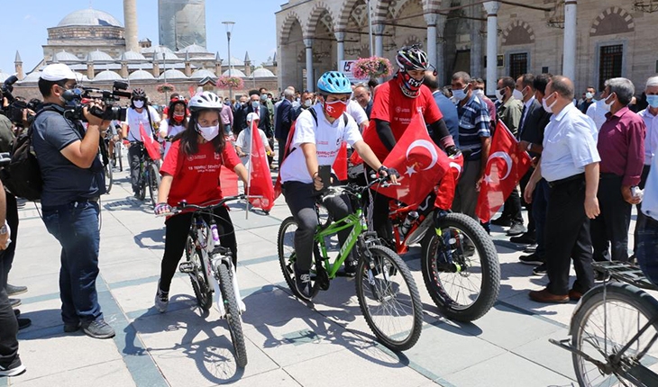 Konya’da 15 Temmuz dolayısıyla bisiklet turu
