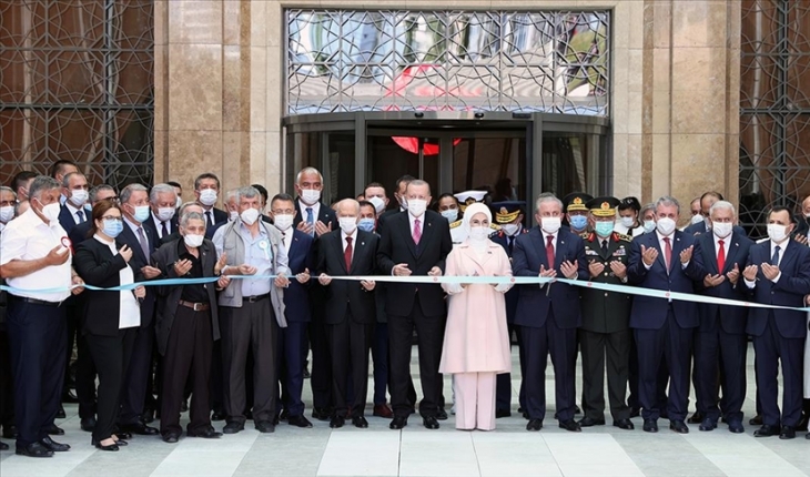 Cumhurbaşkanı Erdoğan 15 Temmuz Demokrasi Müzesi’ni açtı