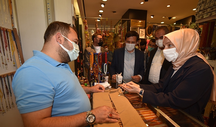 Usta ve Kılca esnaf ziyareti yaptı, vatandaşlarla buluştu