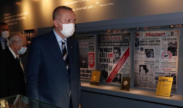 Cumhurbaşkanı Erdoğan'dan Türkeş'in doğduğu müze eve ziyaret