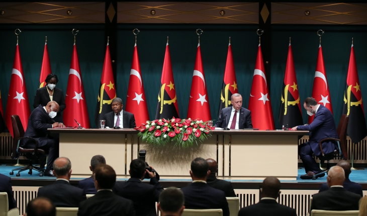 Cumhurbaşkanı Erdoğan: Türkiye terörle mücadelede Angola'nın da yanında yer alacaktır