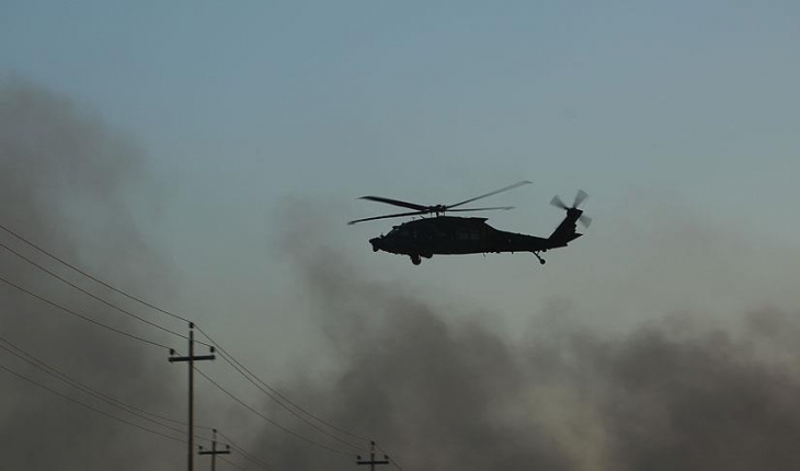 Irak’ta askeri helikopter düştü: 5 ölü