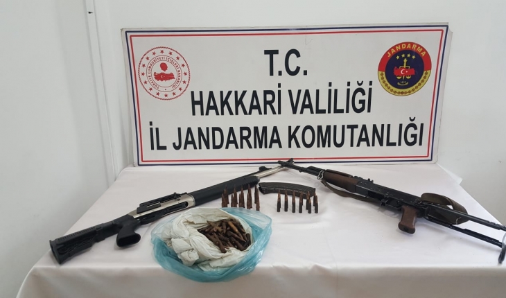 PKK’ya yönelik operasyonda silah ve mühimmat ele geçirildi