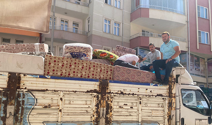 Bozkır'dan Manavgat'a yardım kamyonu