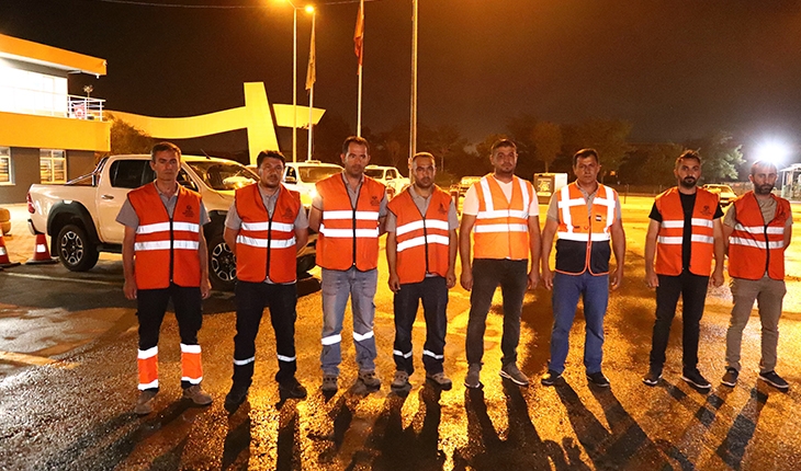 Konya Büyükşehir ekipleri Marmaris’teki yangın için de görevde
