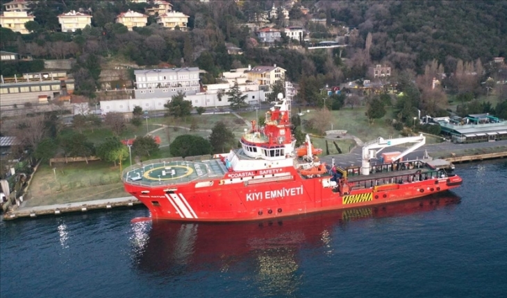 Türkiye’nin ilk acil müdahale gemisi Nene Hatun’dan destek