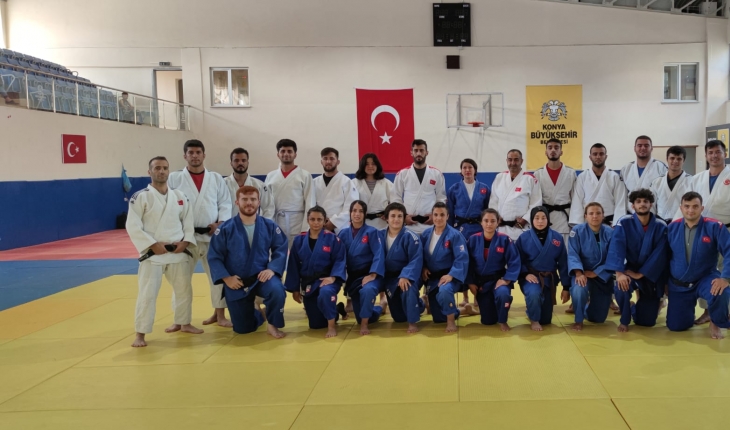 İşitme Engelliler Judo Milli Takımı dünya şampiyonasına Konya’da hazırlandı