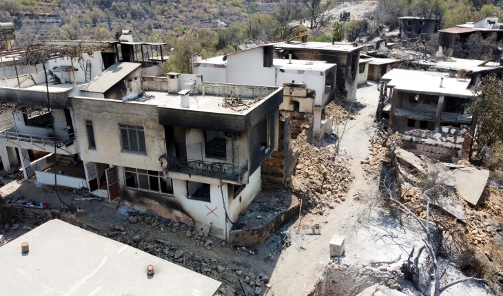 Alanya’da 107 ev yangında zarar gördü